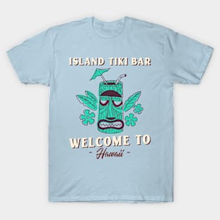 tiki bar hawaii hawaiian islands T-Shirt